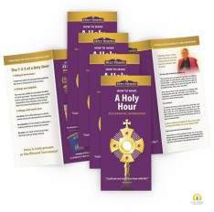 How To Make a Holy Hour Pamphlet (Pack of 5)